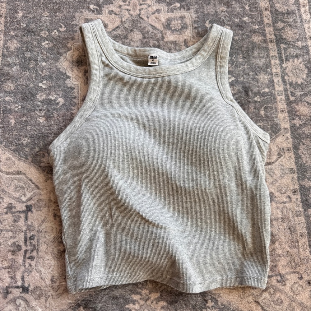 Uniqlo Bratop XS Gray Worn Twice